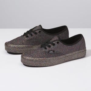 Vans Bayan Spor Ayakkabı Rainbow Glitter Authentic Siyah Outlet | 14764-782